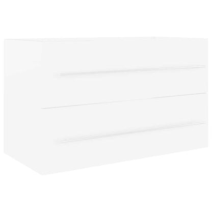 804701 vidaXL Sink Cabinet White 80x38,5x48 cm Engineered Wood