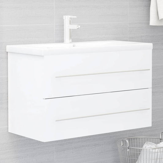 Sink Cabinet | White | Engineered wood | 80 x 38.5 x 48 cm | Sink Cabinet