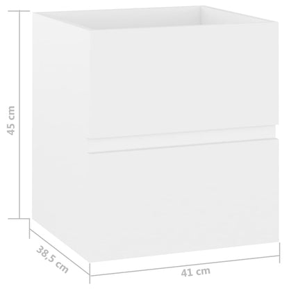 Sink Cabinet | White | Engineered wood | Sink Cabinet | Rectangular
