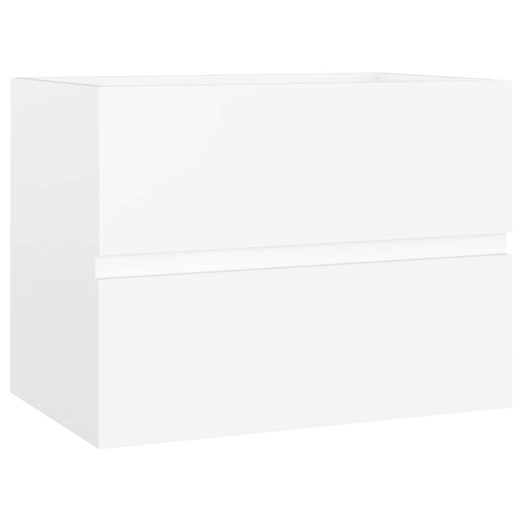 804737 vidaXL Sink Cabinet White 60x38,5x45 cm Engineered Wood