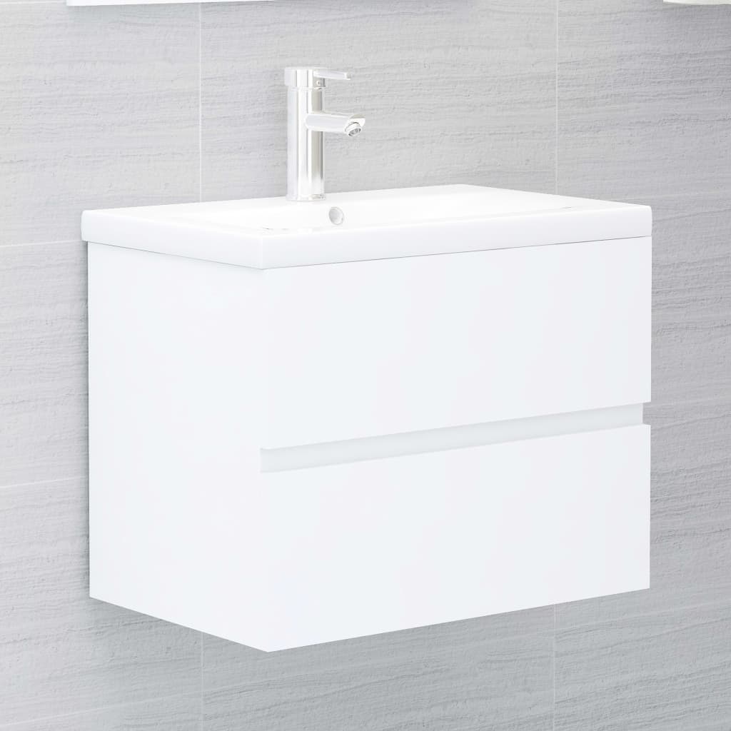 Sink Cabinet | White | Engineered wood | Medium | Sink Cabinet