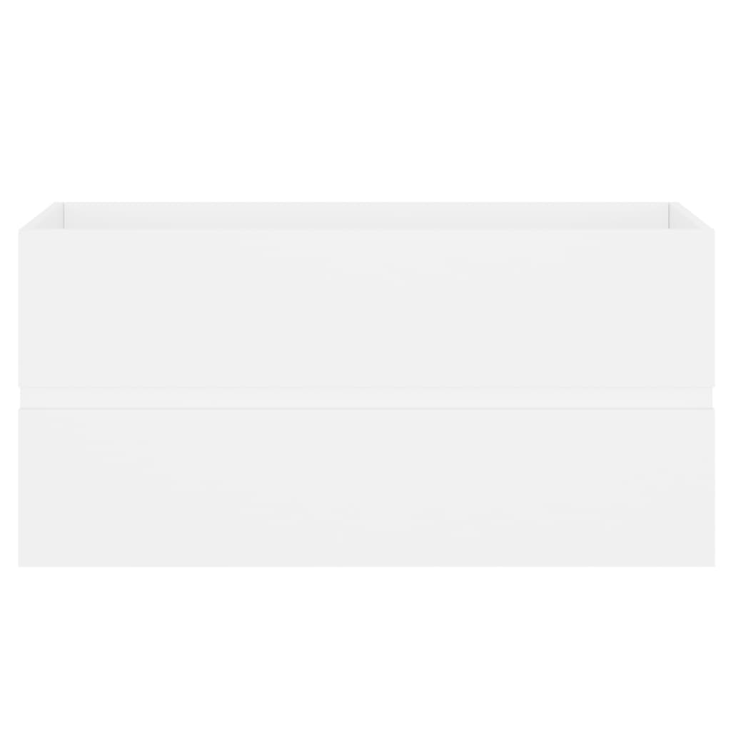 Sink Cabinet | White | Engineered Wood | 90x38.5x45 cm | Sink Cabinet