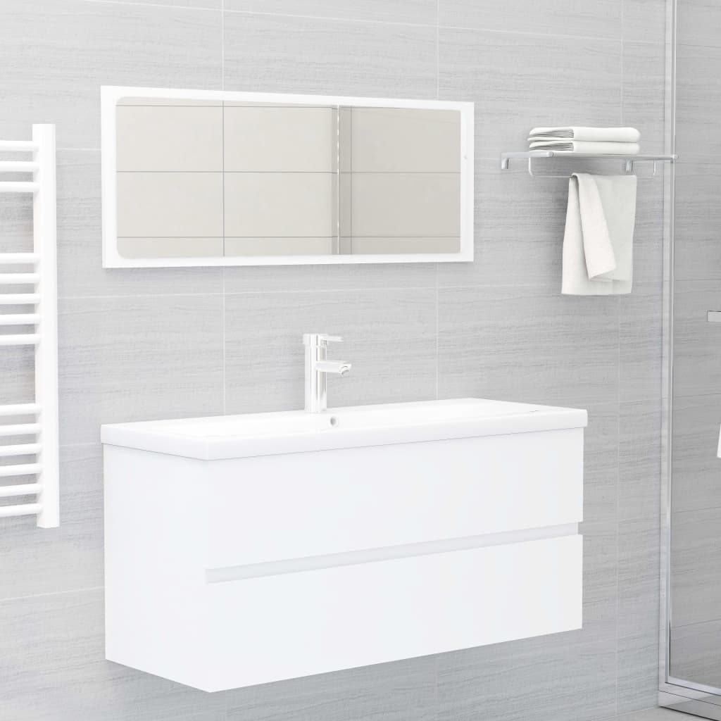Sink Cabinet | White | Engineered wood | Medium | Sink Cabinet