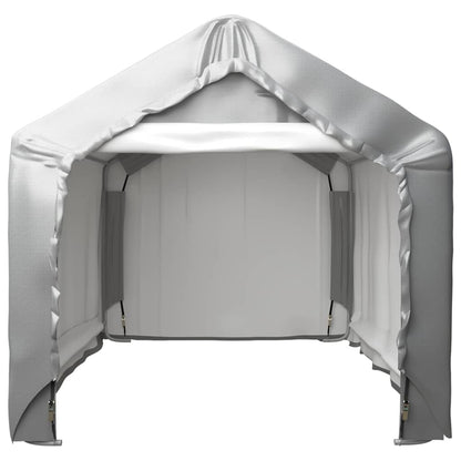 148633 vidaXL Storage Tent Grey 180x180 cm Galvanised Steel
