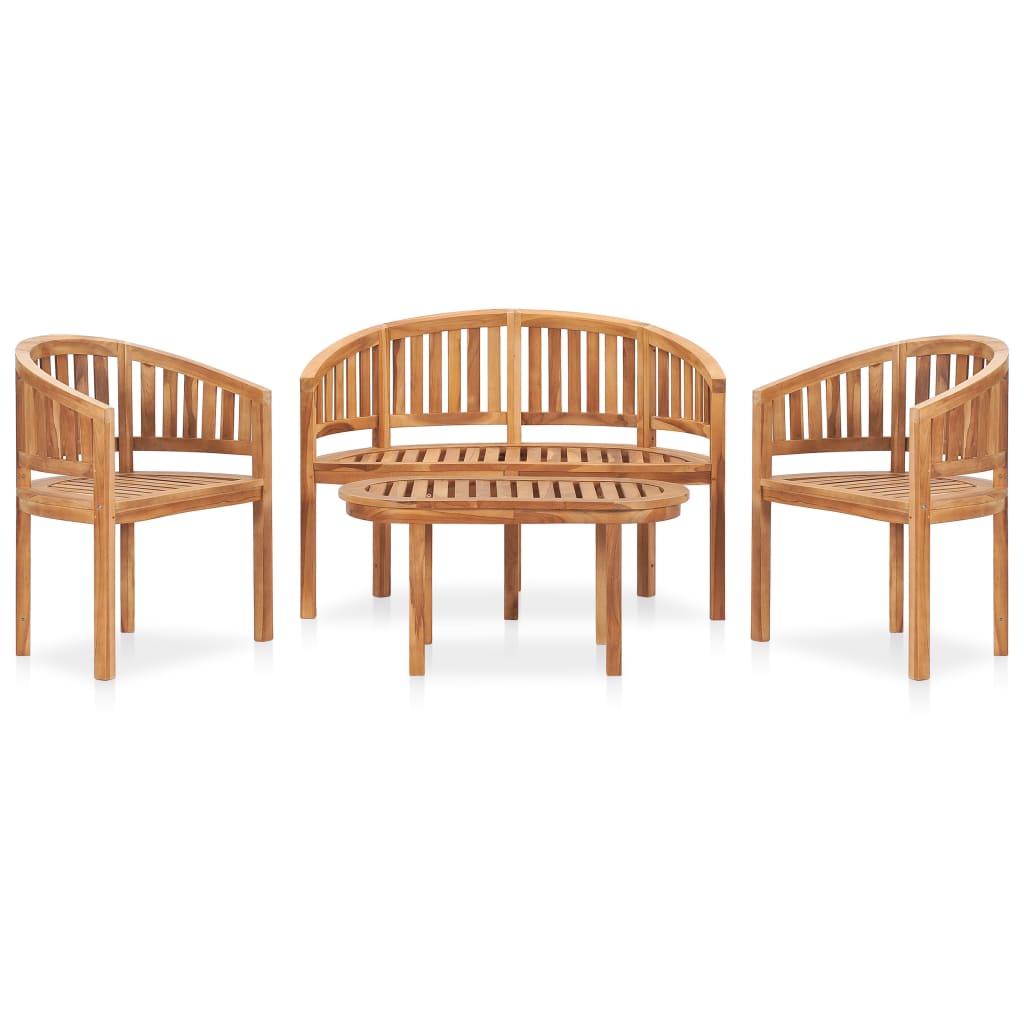 Garden Lounge Set | Teak | Fine sanded teak hardwood | Standard | Durable