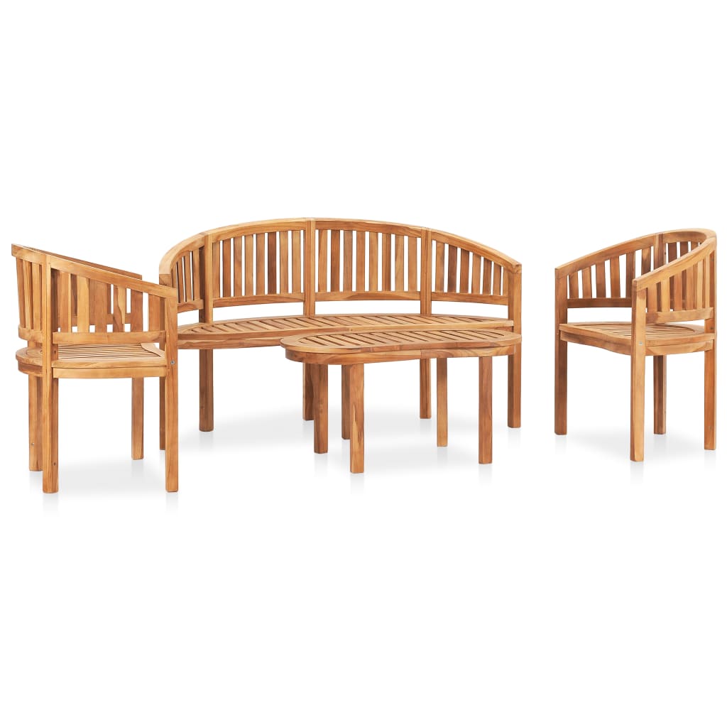 Garden Lounge Set | Teak | Solid teak wood | Large | Durable