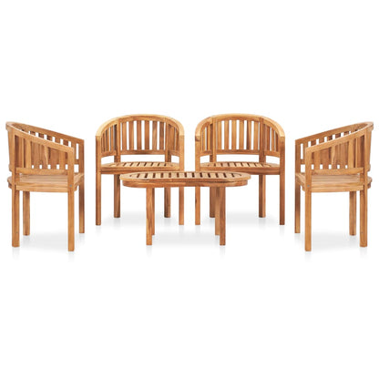 Garden Lounge Set | Natural Teak | Smooth-sanded teak hardwood | Medium