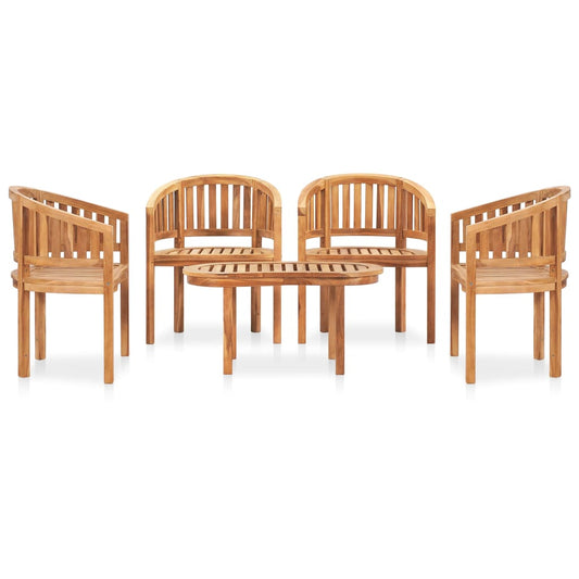 Garden Lounge Set | Natural Teak | Smooth-sanded teak hardwood | Medium
