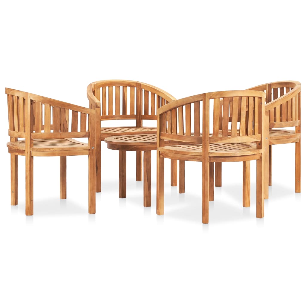 Garden Lounge Set | Natural Teak | Smooth-sanded teak hardwood | Medium