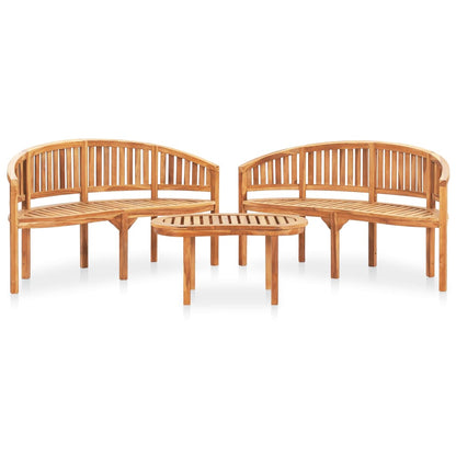 Garden Lounge Set | Natural Teak | Solid Teak Wood | Large | Durable