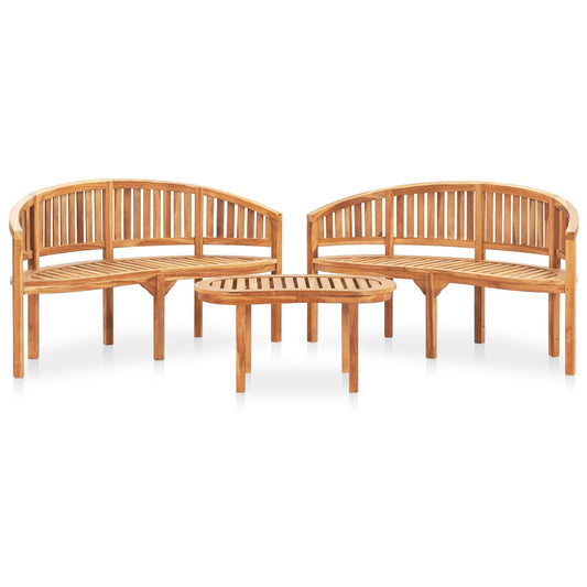 Garden Lounge Set | Natural Teak | Solid Teak Wood | Large | Durable