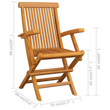 Outdoor Dining Set | Teak | Fine sanded teak hardwood | Standard