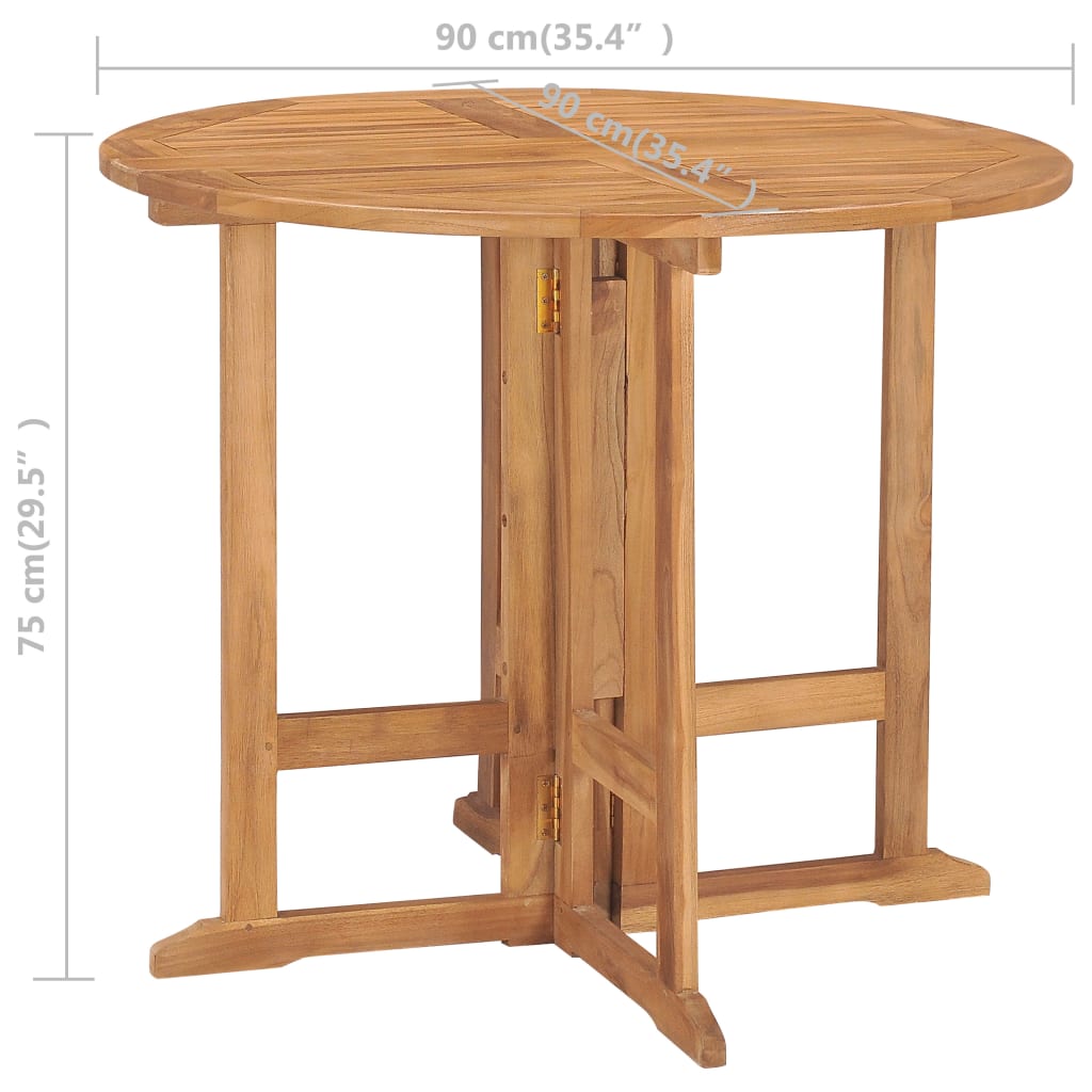 Outdoor Dining Set | Teak | Fine sanded teak hardwood | Standard