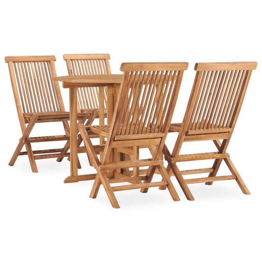 Outdoor Dining Set | Teak | Solid teak wood | Medium |  Collapsible