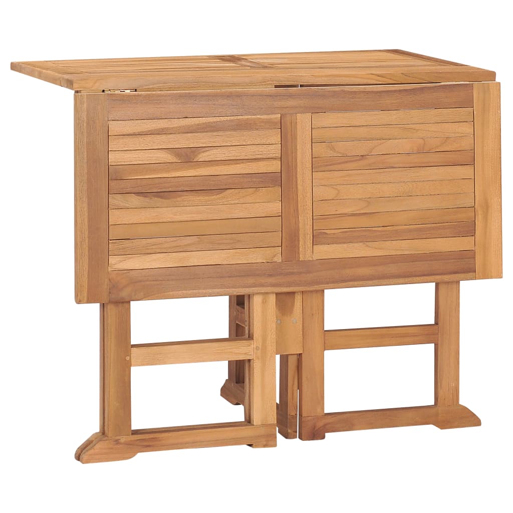 Outdoor Dining Set | Natural teak | Teak wood | Medium |  Foldable