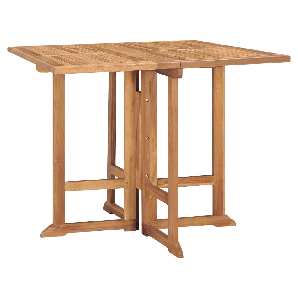 Outdoor Dining Set | Teak | Solid Teak Wood | 5-Piece | Foldable