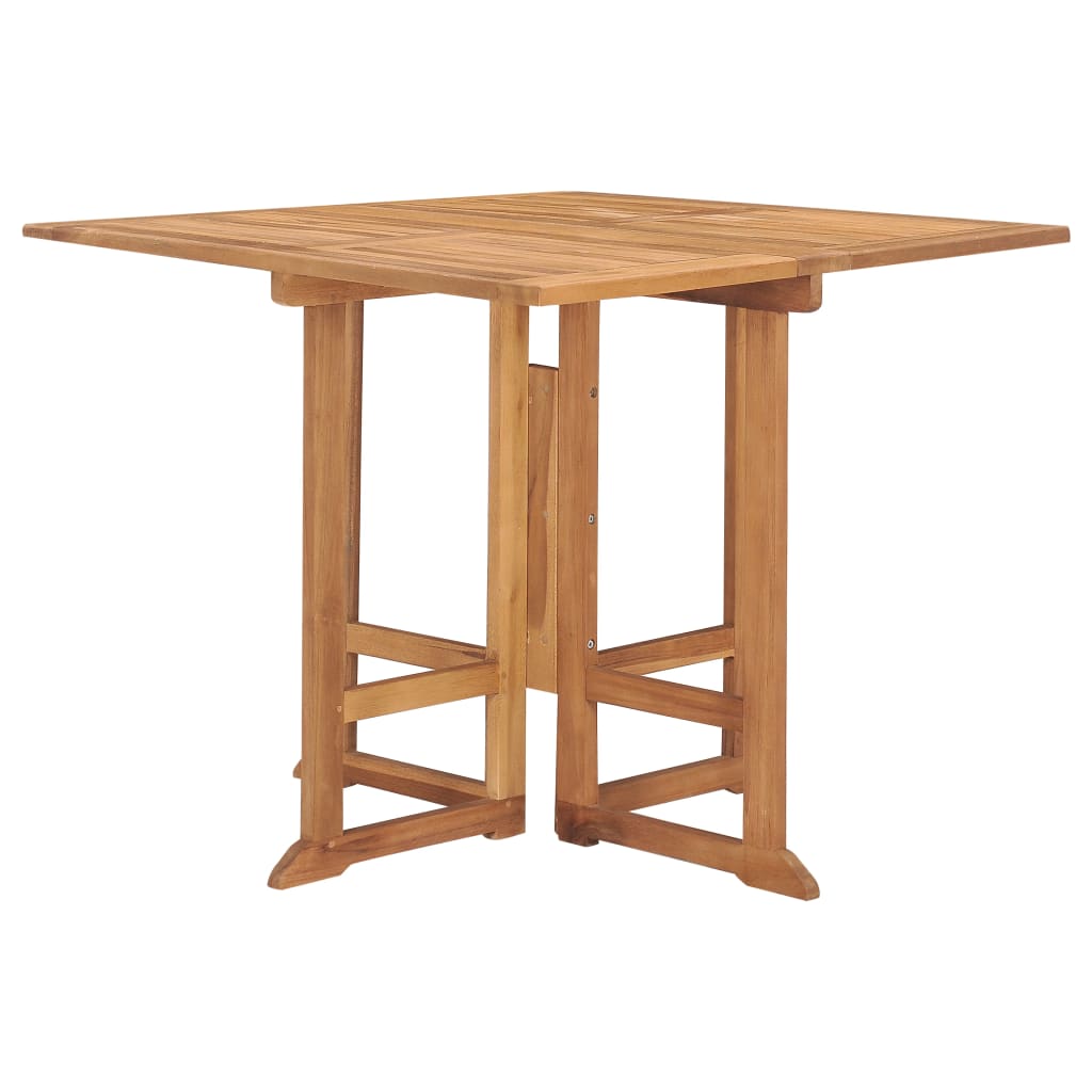 Outdoor Dining Set | Teak | Solid Teak Wood | 5-Piece | Foldable
