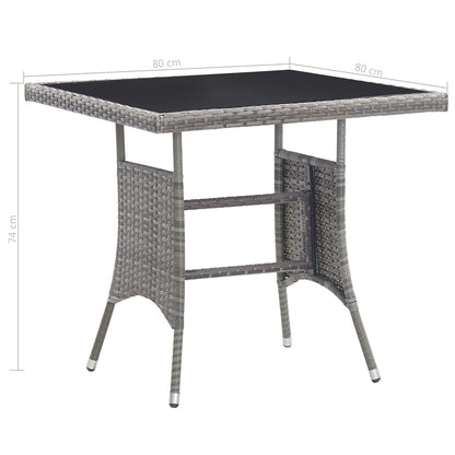 Garden Dining Set | Anthracite and Grey