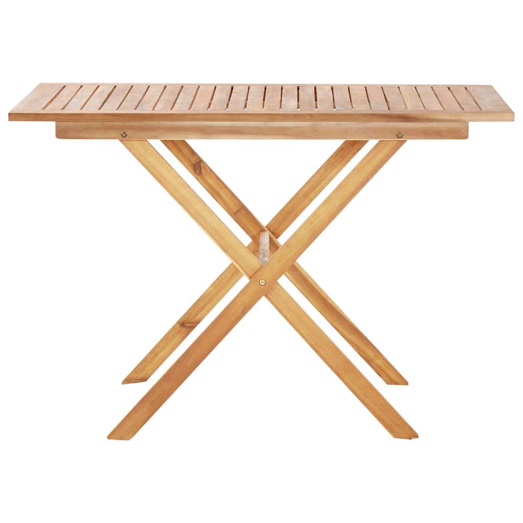 3 Piece Garden Dining Set Poly Rattan & Solid Acacia Wood Grey