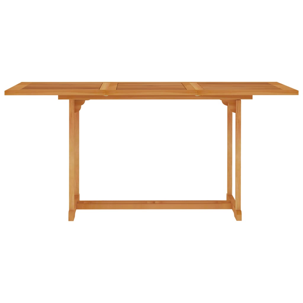 Garden Dining Set | Warm brown | Fine sanded teak hardwood | 7-Piece Set