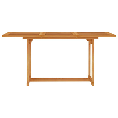 Garden Dining Set | Warm brown | Fine sanded teak hardwood | 7-Piece Set