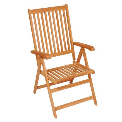 Garden Dining Set | Warm brown | Fine sanded teak hardwood | 7-Piece Set