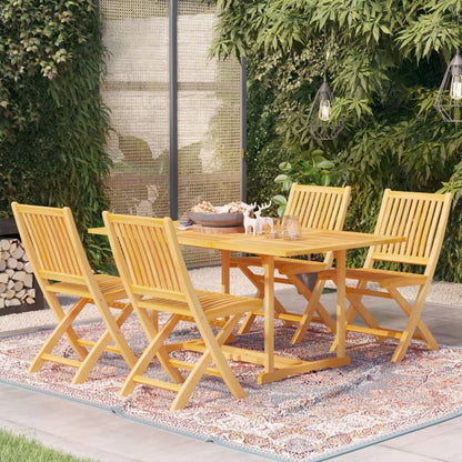 Garden Dining Set | Warm Brown | Finely sanded teak hardwood
