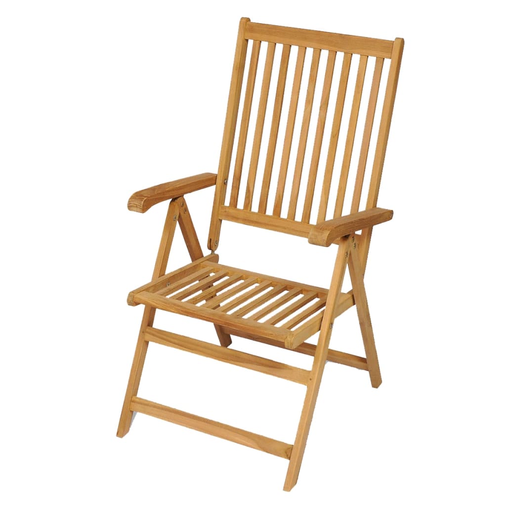 Garden Dining Set | Warm teak brown | Solid Teak Wood | Large | Foldable