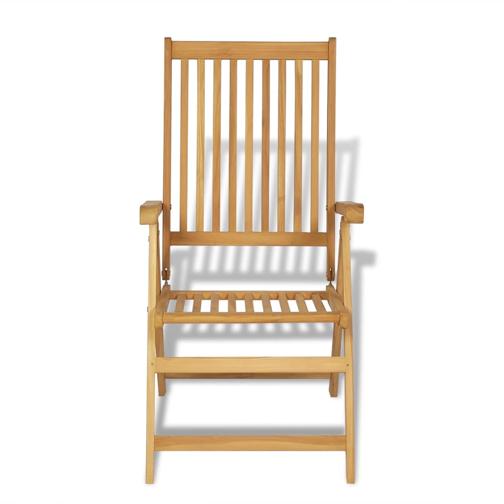 Garden Dining Set | Warm teak brown | Solid Teak Wood | Large | Foldable