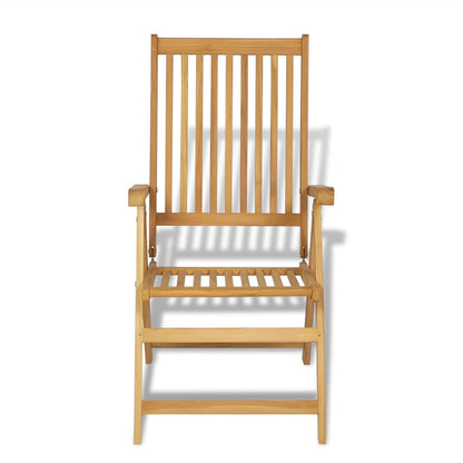 Garden Dining Set | Warm teak brown | Solid Teak Wood | Large | Foldable
