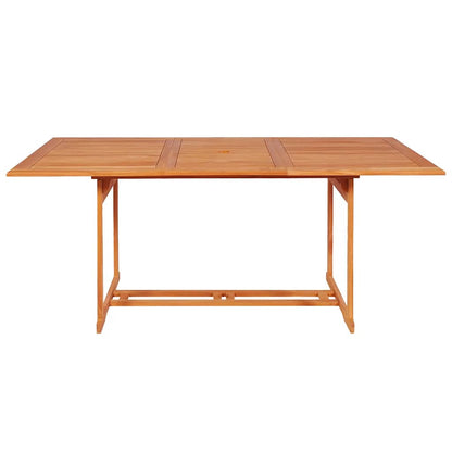 7 Piece Garden Dining Set Solid Teak Wood