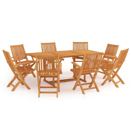 Garden Dining Set | Natural teak | Fine sanded teak hardwood | Large