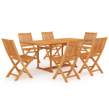 Garden Dining Set | Warm Brown | Solid Teak Wood | Large |  Durable