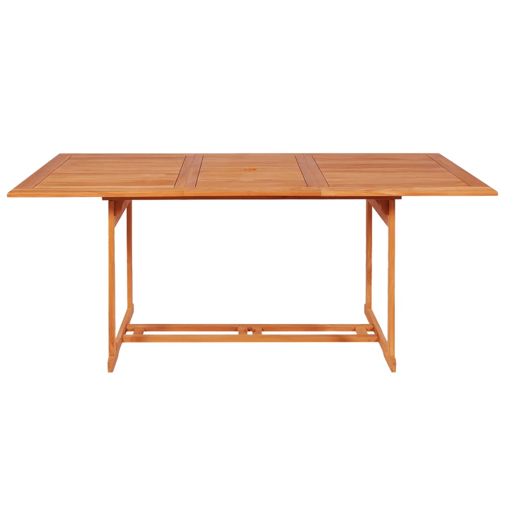 Garden Dining Set | Warm Brown | Solid Teak Wood | Large |  Durable
