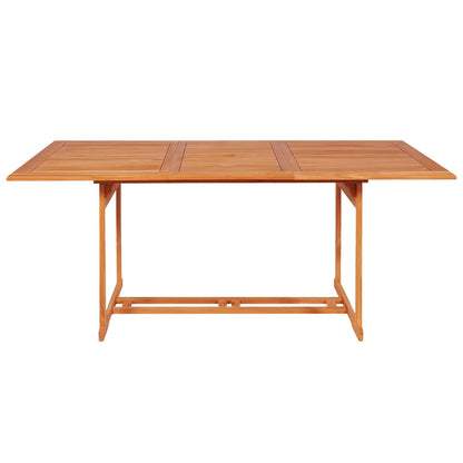Garden Dining Set | Warm Brown | Solid Teak Wood | Large |  Durable