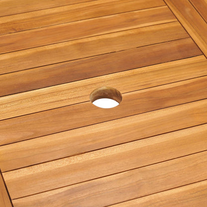 Garden Dining Set | Warm Brown | Solid Teak Wood | Large |  Durable
