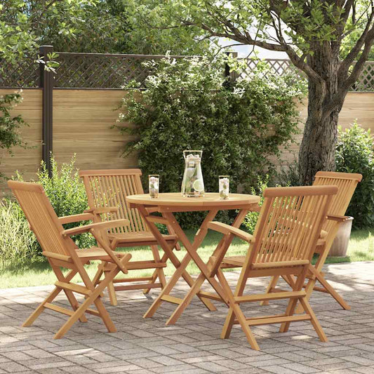 Garden Dining Set | Warm teak wood | Fine sanded teak hardwood | Medium