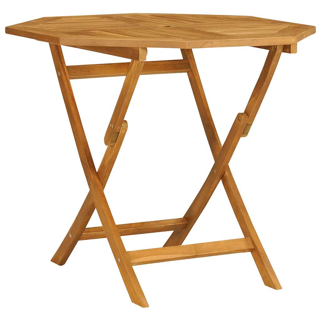 3059581 vidaXL 5 Piece Garden Dining Set Solid Teak Wood (47418+43040)