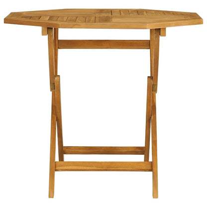 3059581 vidaXL 5 Piece Garden Dining Set Solid Teak Wood (47418+43040)
