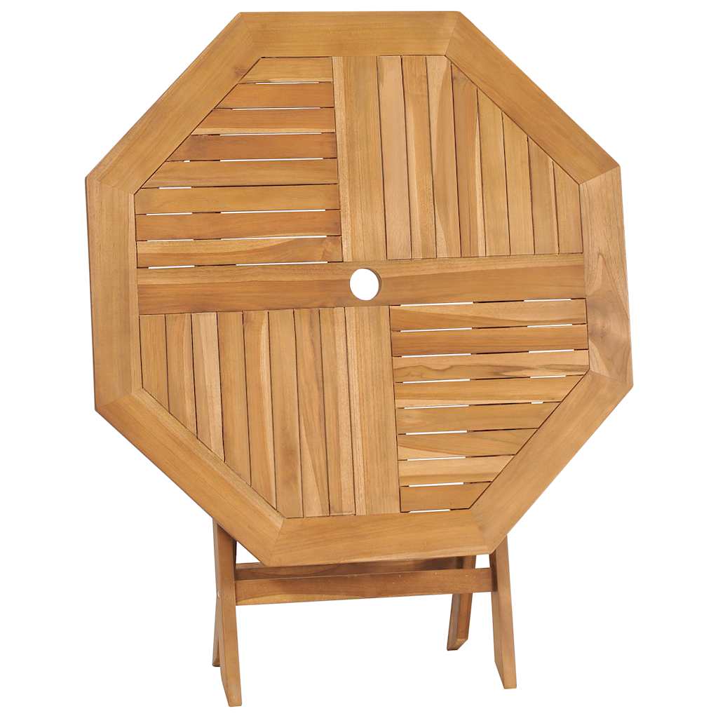 3059581 vidaXL 5 Piece Garden Dining Set Solid Teak Wood (47418+43040)