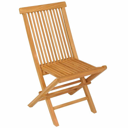 3059581 vidaXL 5 Piece Garden Dining Set Solid Teak Wood (47418+43040)
