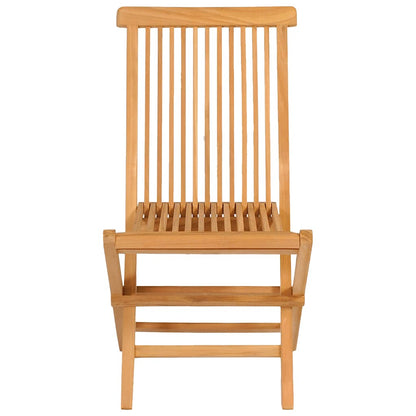 3059581 vidaXL 5 Piece Garden Dining Set Solid Teak Wood (47418+43040)