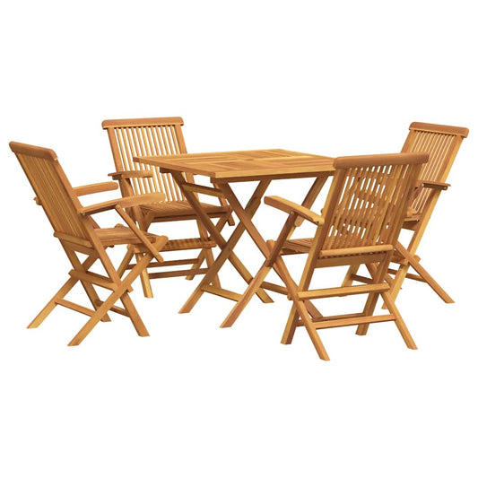 Garden Dining Set | Warm wood tone | Fine sanded teak hardwood