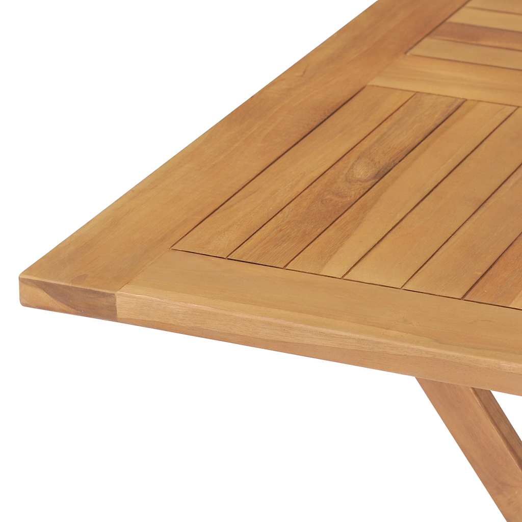 Garden Dining Set | Warm wood tone | Fine sanded teak hardwood