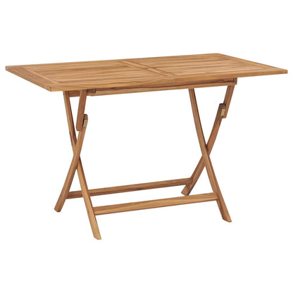 5 Piece Garden Dining Set Solid Teak Wood