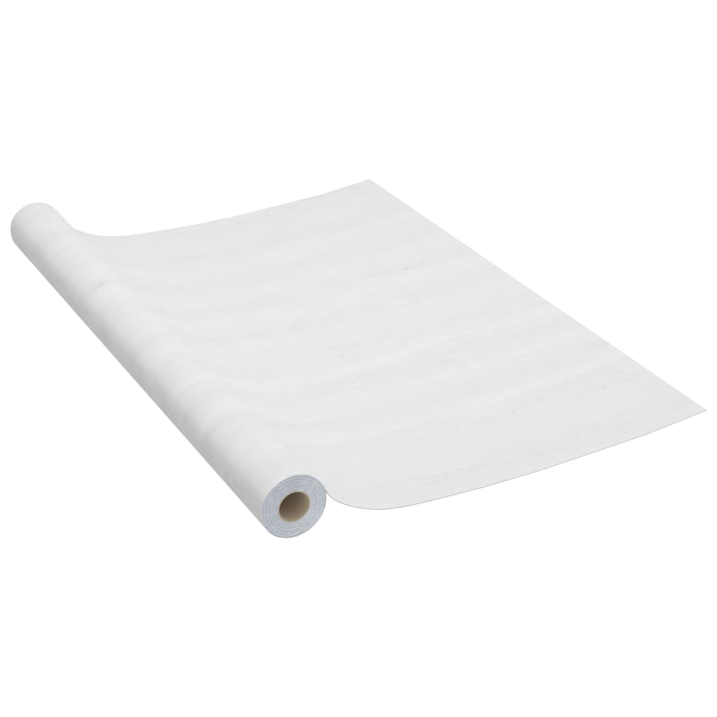 Self-adhesive Door Films 4 pcs White Wood 210x90 cm PVC