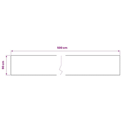 Self-adhesive Furniture Films 2 pcs White 500x90 cm PVC