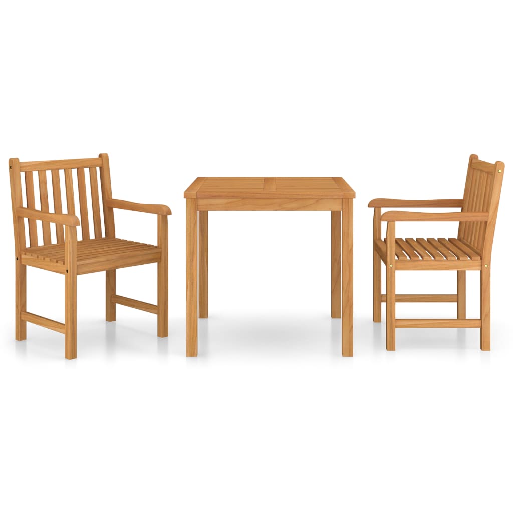 Garden Dining Set | Warm Teak | Fine sanded teak hardwood | Medium