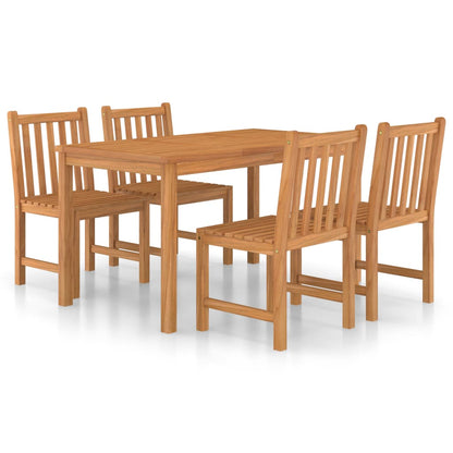 Garden Dining Set | Warm wood color | Fine sanded teak hardwood | Medium