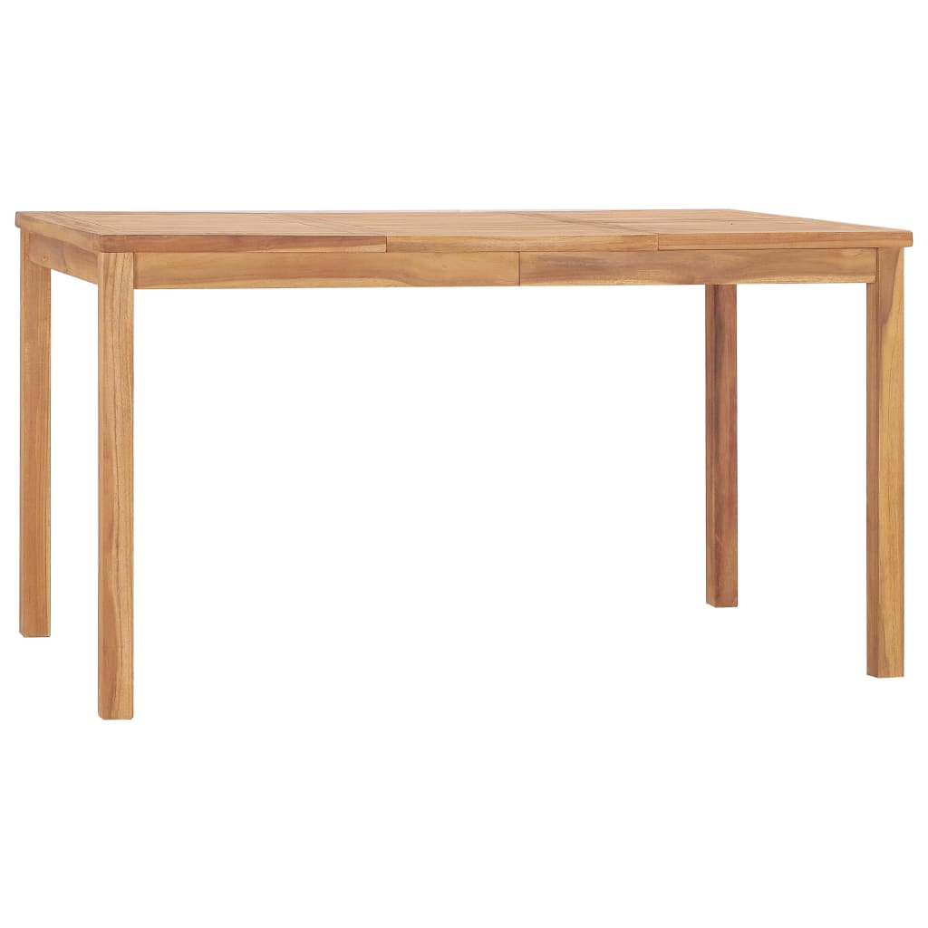 Garden Dining Set | Warm wood color | Fine sanded teak hardwood | Medium